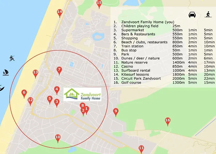 Spacious Family Lägenhet Zandvoort